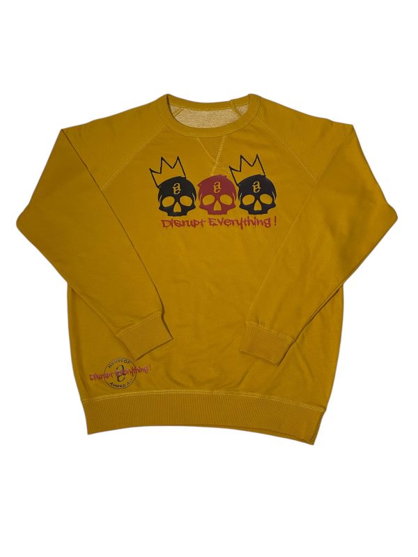 Disruption Raglan Sweatshirt (Mustard)