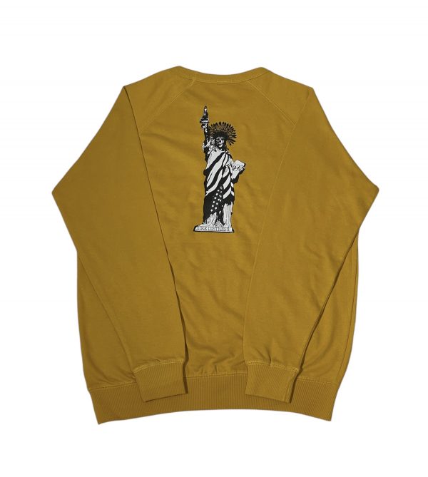Disruption Raglan Sweatshirt (Mustard) - Image 3