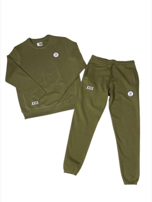 XXIX * HOAA Crew/Jogger Set (Olive)